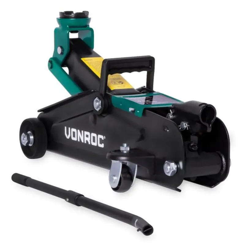 Beperkt Aanbod Vonroc Autokrik – Garagekrik – 2 Ton – Max. 33 Cm. – Incl. Lange Hef Hendel