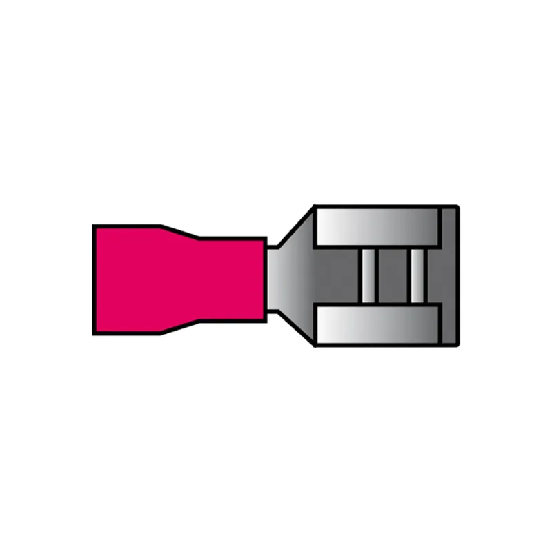 Shop Nu Carpoint vlakstekerhuls 541 rood 6,3x0,8mm - 10 stuks