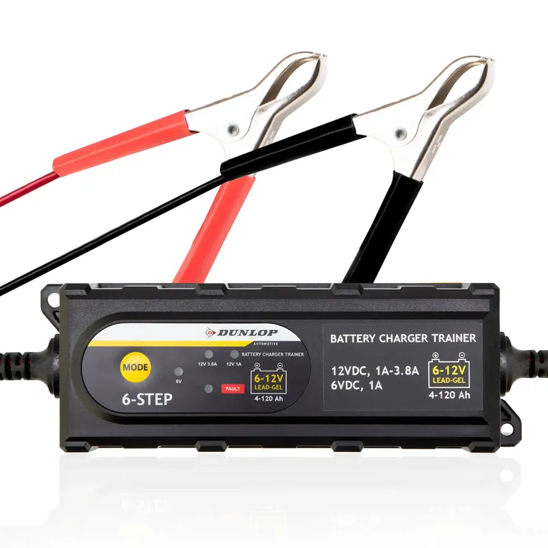Geld-Terug-Garantie Dunlop Acculader 6/12 V