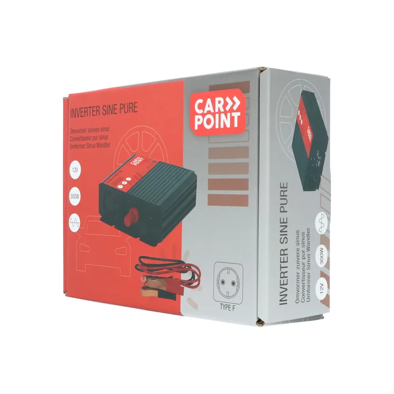 Rechtstreeks Van De Fabrikant Carpoint Pure Sinus Omvormer 12v>230v 300w