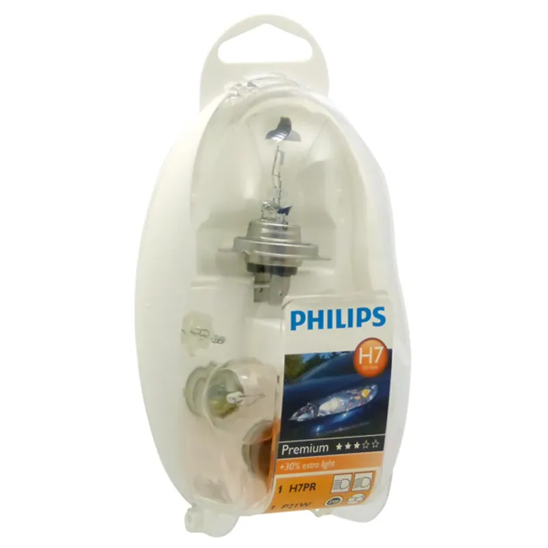Hete Deal Philips reservelampenset EasyKit H7 55474EKKM 12V 6-delig