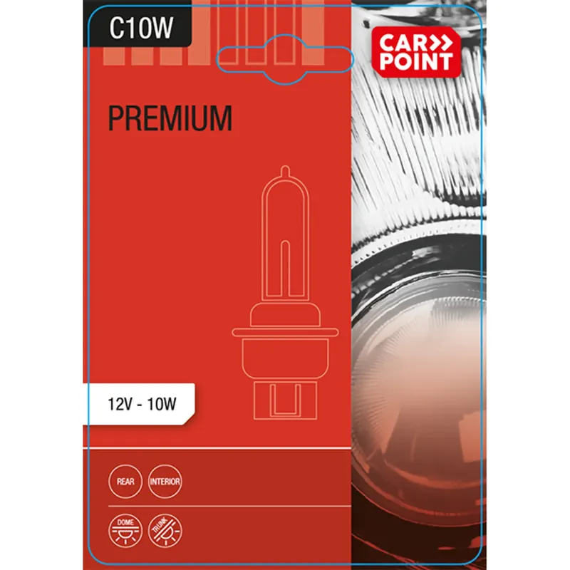 Carpoint autolamp Premium C10W 12V - 2 stuks Beste Prijs