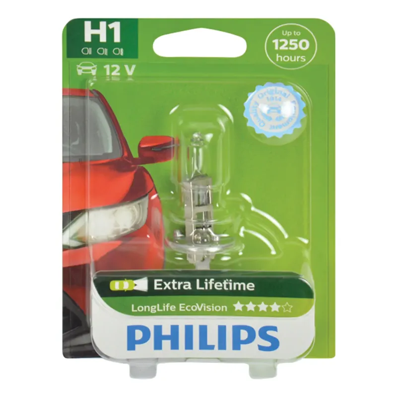 Philips koplamp LongLife EcoVision H1 12258LLECOB1 55W Actieprijs