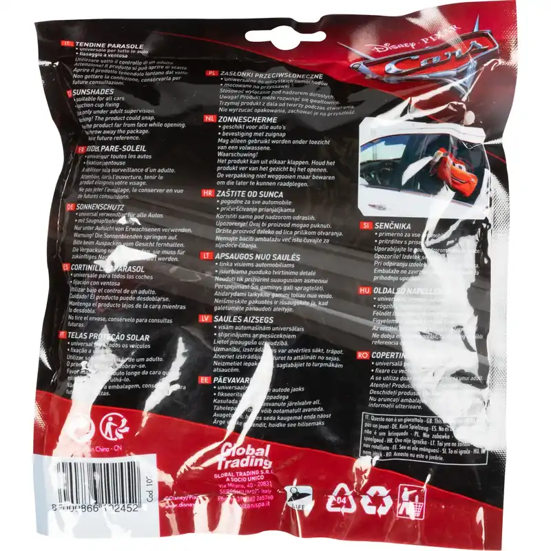 Disney Cars Pop-up Zonneschermen Origineel