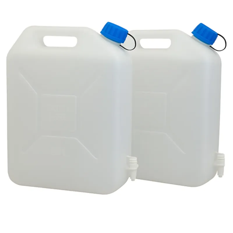 Populair Hem Jerrycan Water 2x 20l – Set Van 2 – Bpa-vrij – Met Schenkkraan - Noodvoorraad
