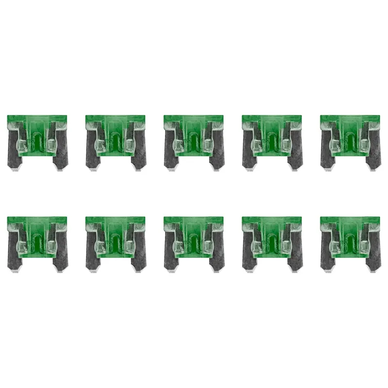 Proride Steekzekeringen Micro 30a - Groen - Geschikt Voor Auto, Boot En Camper - 10 Stuks Meest Verkocht