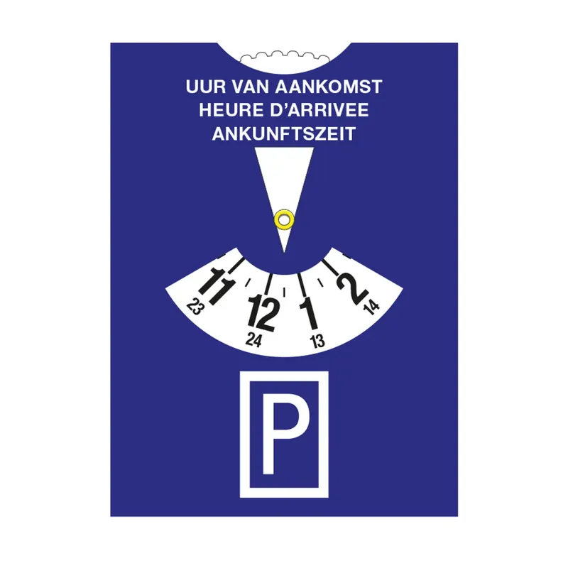 Veilige Betaling Pickup Parkeerschijf 11x15cm