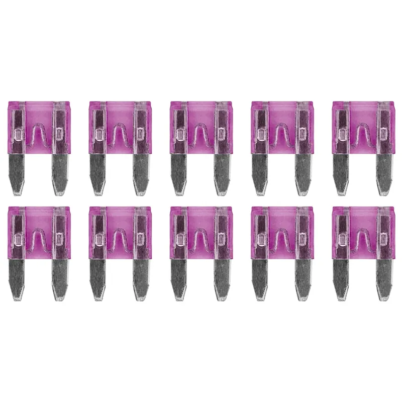 Gereduceerde Prijs Proride Steekzekeringen Mini 40a - Rood - Geschikt Voor Auto, Boot En Camper - 10 Stuks