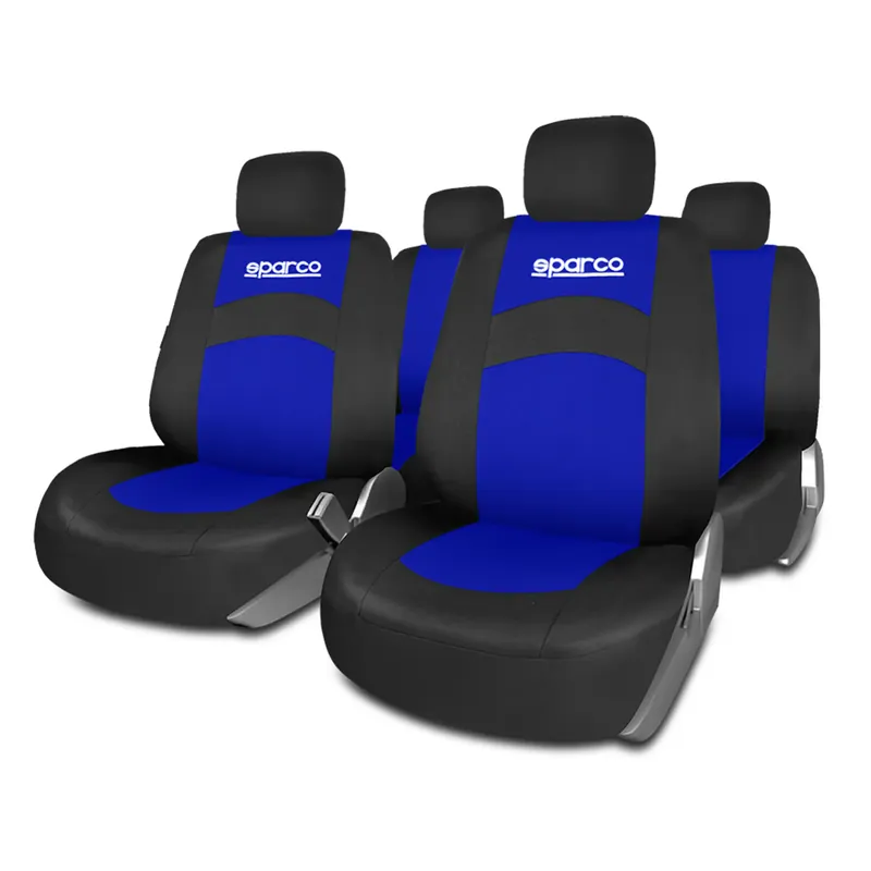 Autostoelhoezen Set Sparco - Blauw Luxe
