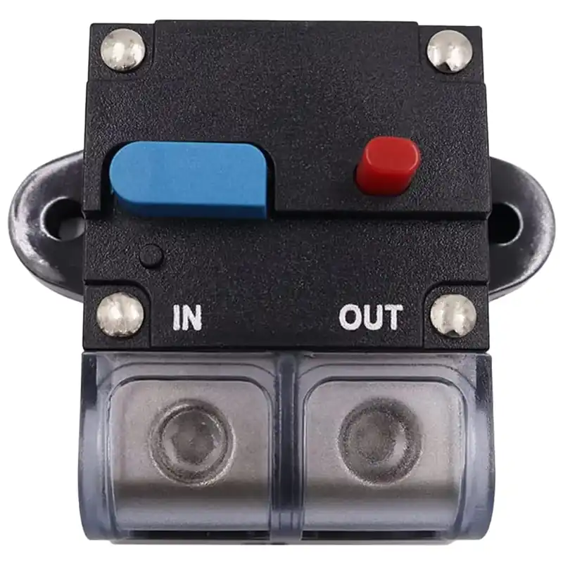 Rechtstreeks Van De Fabrikant Proride Automatische Zekering 100a - 12v/24v Dc - Spatwaterdicht - Voor Auto, Boot En Campers