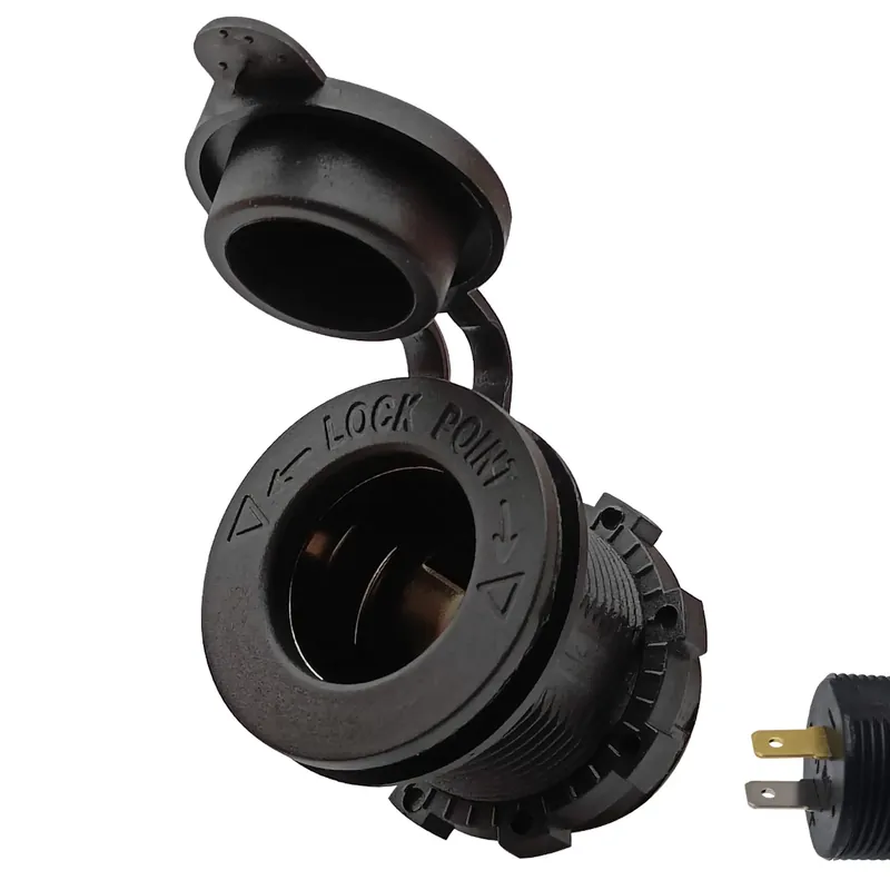 Authentiek Proride 12v Sigarettenaansteker Stopcontact Inbouw - 12/24v - 10a - Stopcontact Auto, Boot En Camper
