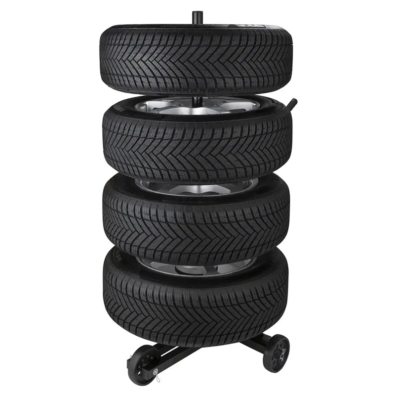 Verrijdbare Velgenboom / Bandenboom Handgemaakt