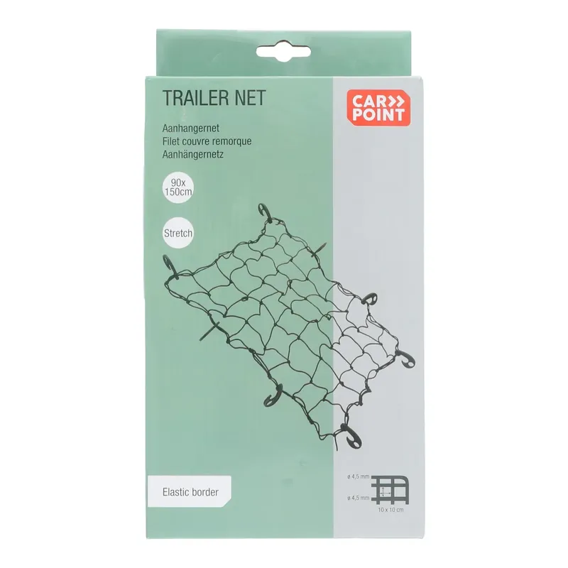 Lage Kosten Carpoint Aanhangernet Elastisch 90x150cm