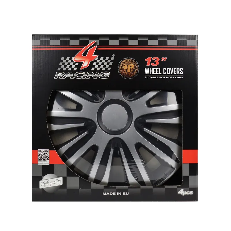 Gorecki Wieldoppenset Nardo 13" Zilver/zwart Alleen Vandaag