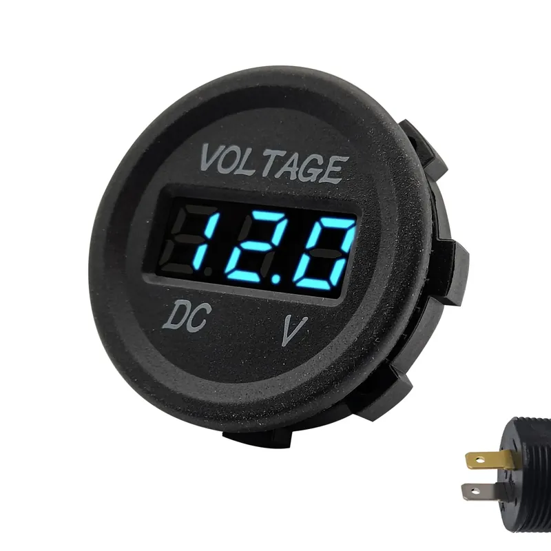 Proride Universele Voltmeter 12-24v Dc - Inbouw - Voor Auto, Boot, Motor En Andere Voertuigen - Koopje