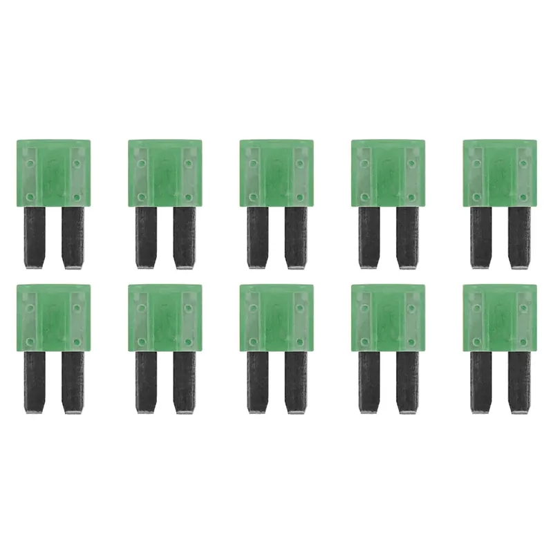 Proride Steekzekeringen Micro 2 - 30a - Groen - Geschikt Voor Auto, Boot En Camper - 10 Stuks Laatste Versie