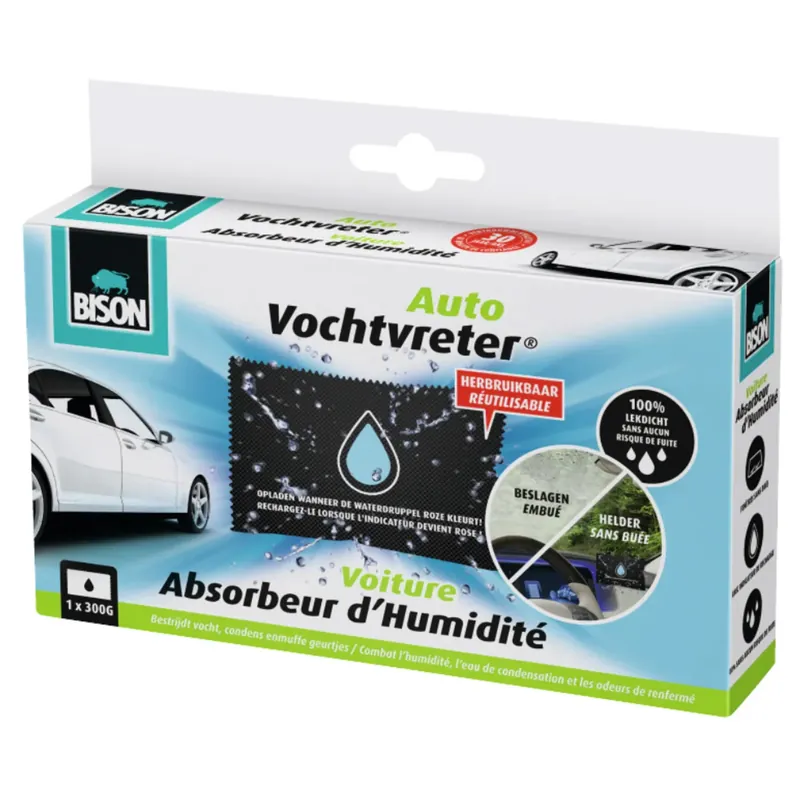 Favoriet Bison Auto Vochtvreter - Auto Ontvochtiger - Herbruikbaar - 300 gram