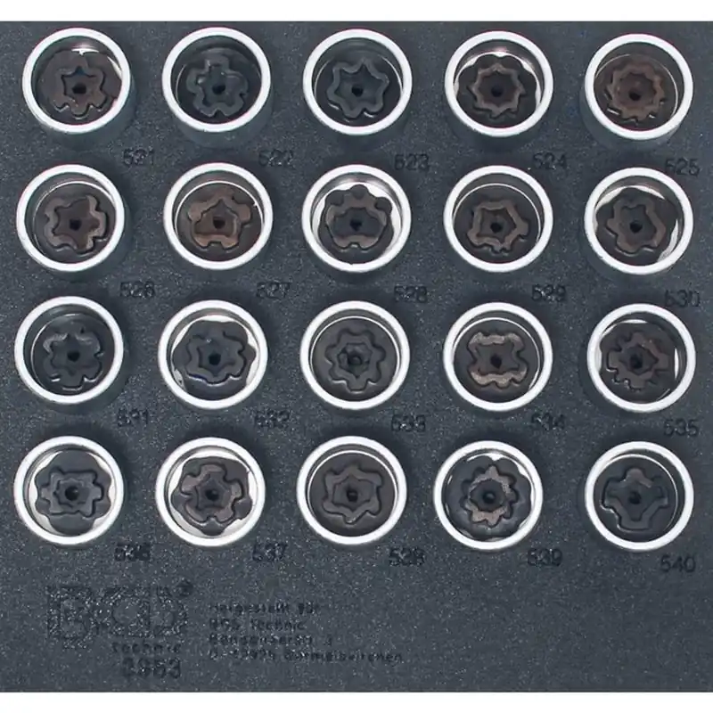 Bgs Velgenslot Demontageset Voor Vag 20 Delig Voordeelprijs