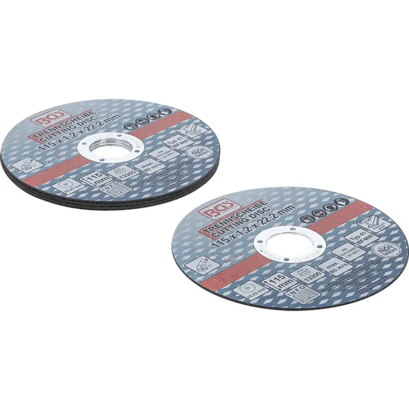 Aanbieding Bgs Doorslijpschijven Voor Roestvrij Staal Ø 115 X 1,0 X 22,2 Mm 5 Delig