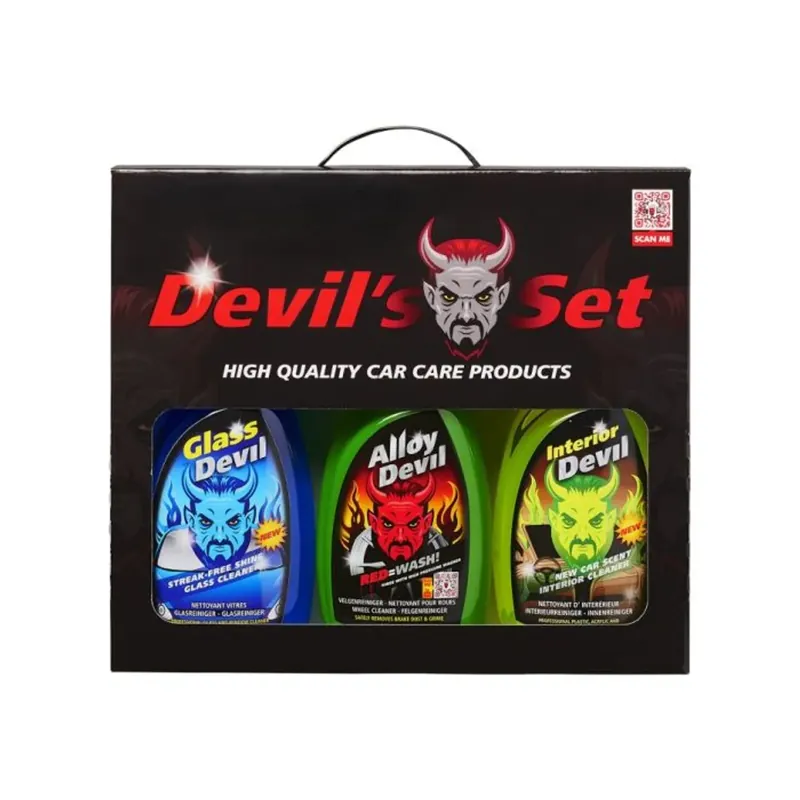 Koop Online Alloy Devil Promopakket Glasreiniger / Interieurreiniger / Velgenreiniger (d-687217)