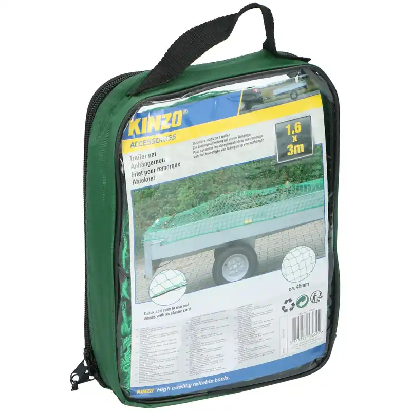 Gratis Retour Kinzo Aanhangwagennet - 160 X 300 Cm - Aanhangnetten Afdekhoezen