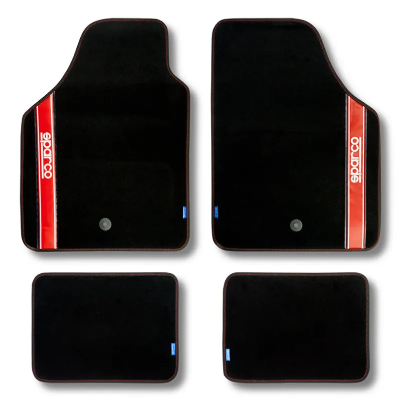 Goedkoop Sparco Automatten Set - Stof - Rood