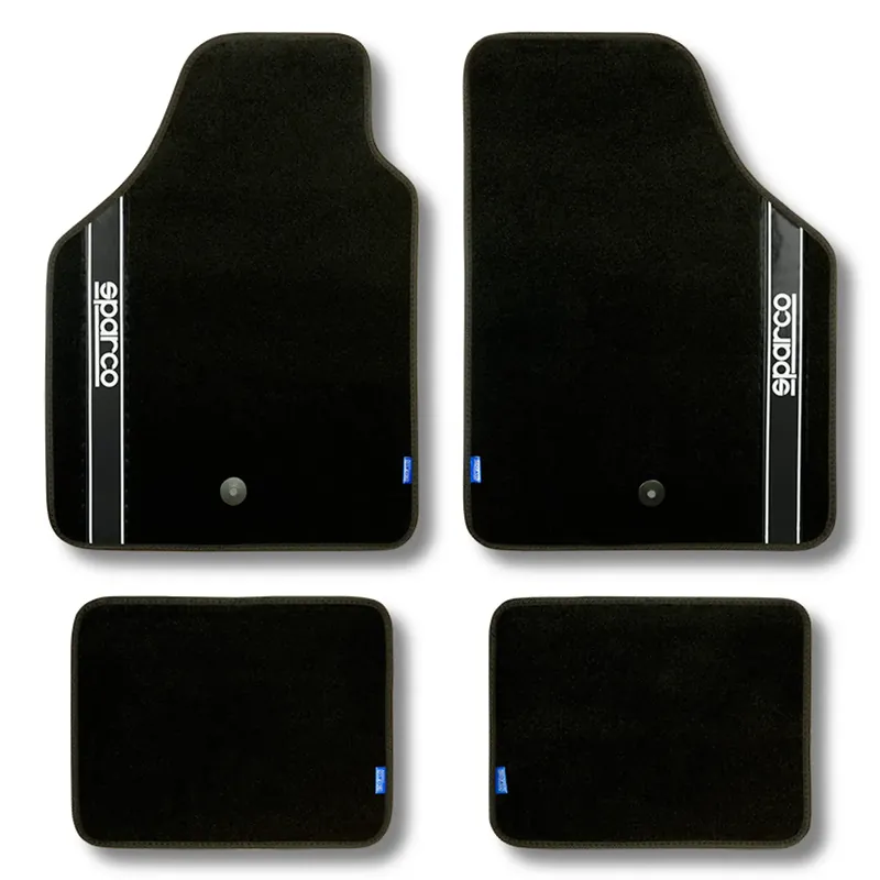 Sparco Automatten Set - Stof - Zwart Voordeelprijs