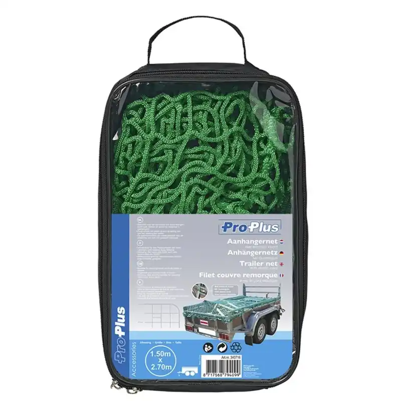 Meest Verkocht Pro Plus Aanhangernet - Groen - 150 X 270 Cm