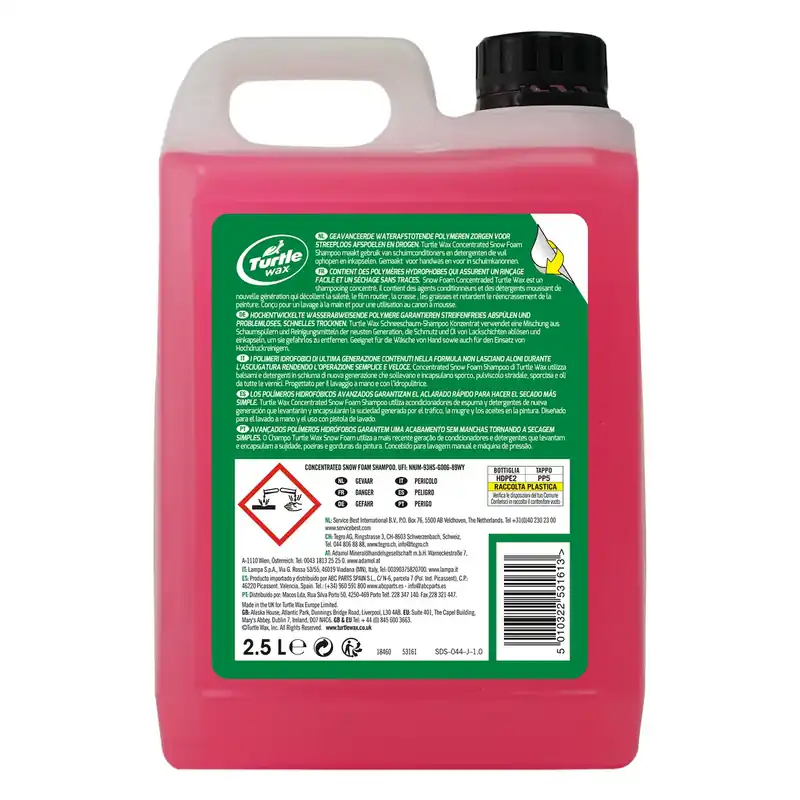 Limited Edition Turtle Wax 53161 Hybrid Snow Foam Shampoo 2.5ltr