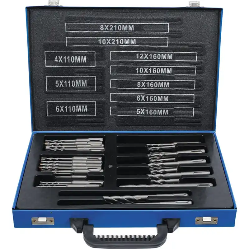 Dagaanbieding Bgs Hamer-boor-set Sds, Hardmetalen Punt 4 - 12 Mm 56 Delig