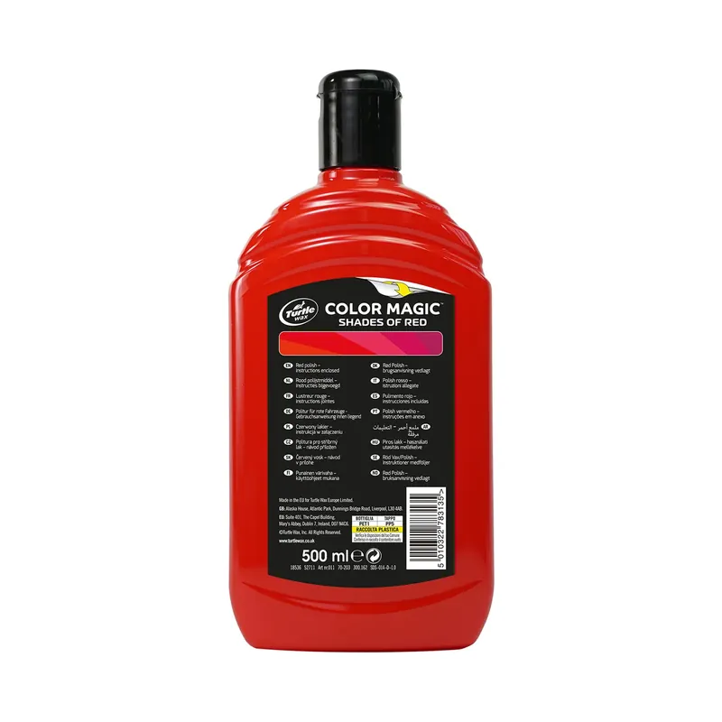Turtle Wax 52711 Color Magic Radiant Red Wax 500ml Aanbieding