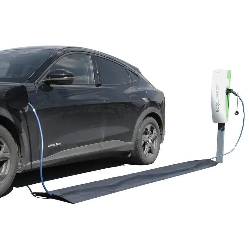 Exclusief Laadkabel Mat / Rubberen Kabelmat - Breedte 40 Cm - 5 M