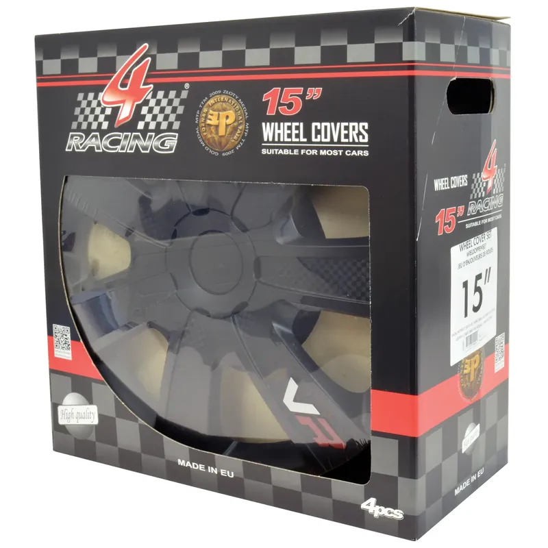 Gorecki Wieldoppenset Vr Carbon 15" Zwart Merkproduct