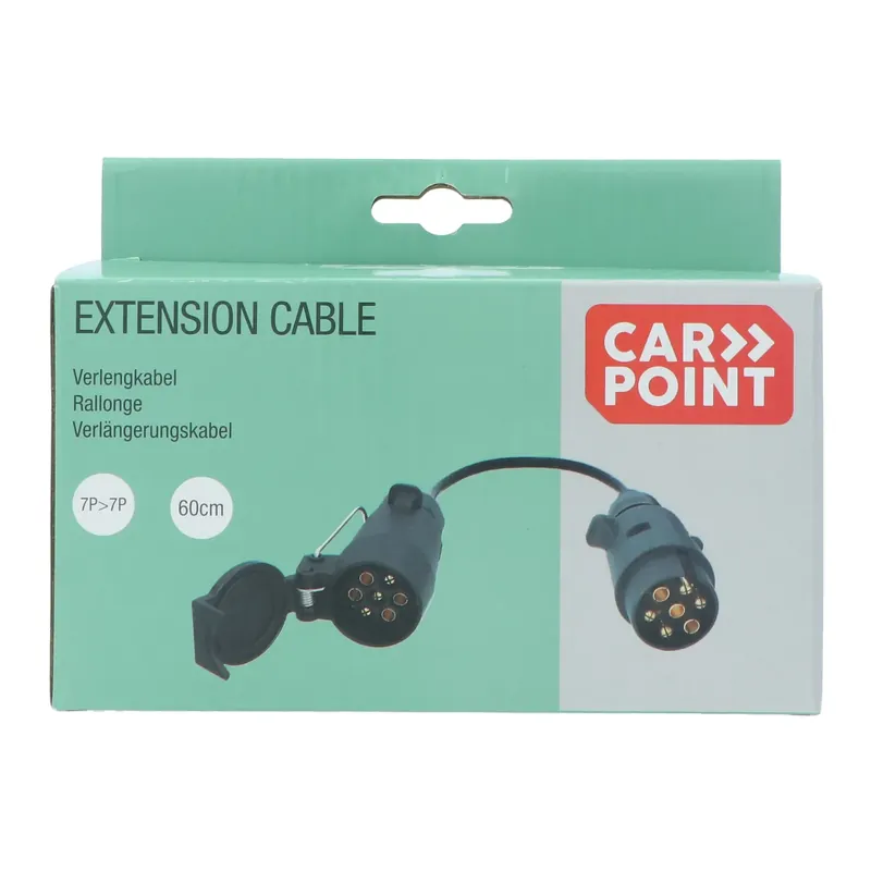 Speciale Aanbieding Carpoint Trailer Verlengkabel 7p Stekker>7p Stekkerdoos