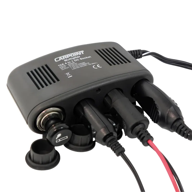 Plaats Bestelling Carpoint 4-weg 12v Stekkerdoos 10a