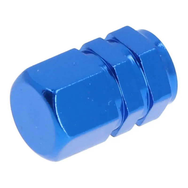 Ambachtelijk Carpoint Ventieldoppen Zuiger Blauw 5 Stuks