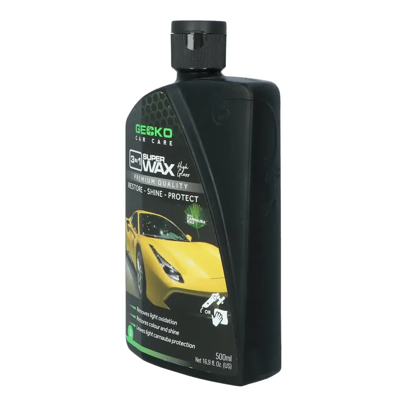 Gecko 3 In 1 Carnauba Superwax 500ml Exclusief