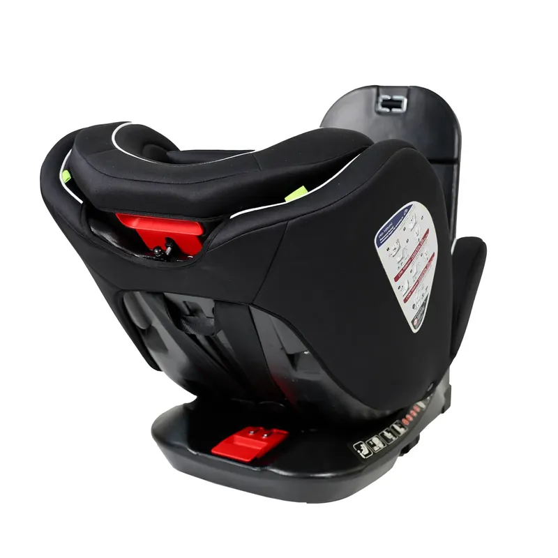 Express Levering Carkids I-size Autostoeltje Darcy 360° Draaibaar 40-150cm Isofix Zwart/wit