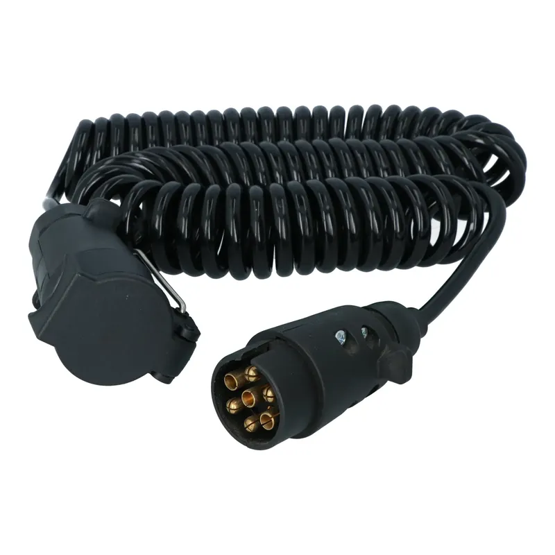 Lage Prijs Carpoint Spiraal Trailer Verlengkabel 7p>7p Stekker/stekkerdoos