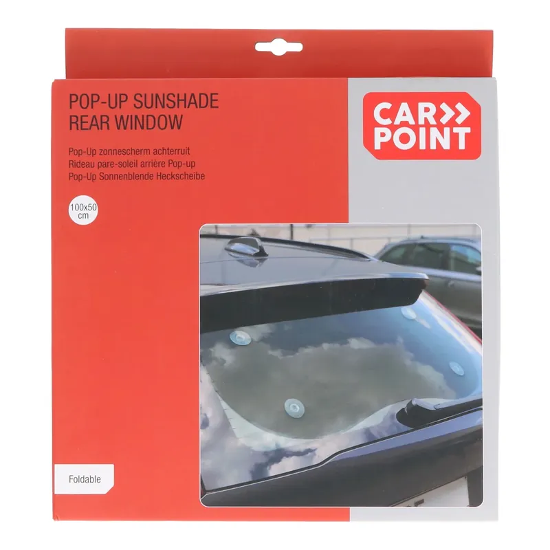Direct Beschikbaar Carpoint Pop-up Zonnenscherm Achterruit