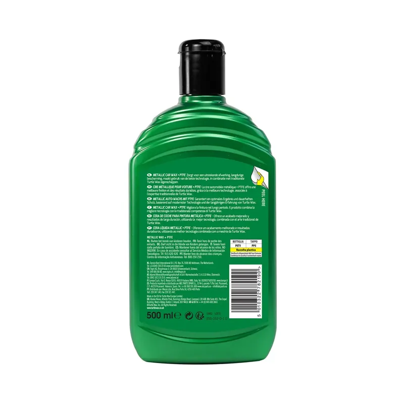Aanbieding Turtle Wax 52870 Metallic Wax+ptfe 500ml