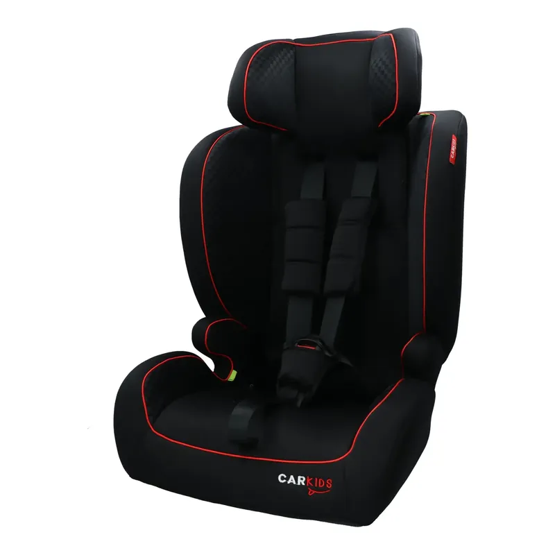 Topkwaliteit Carkids I-size Autostoeltje Jessie 76-150cm Isofix Zwart/rood