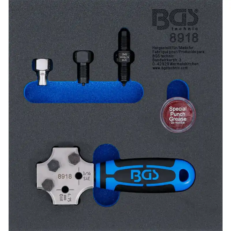 Bgs Felsapparaat Sae Din 4,75 Mm( 3/16") Gratis Retour