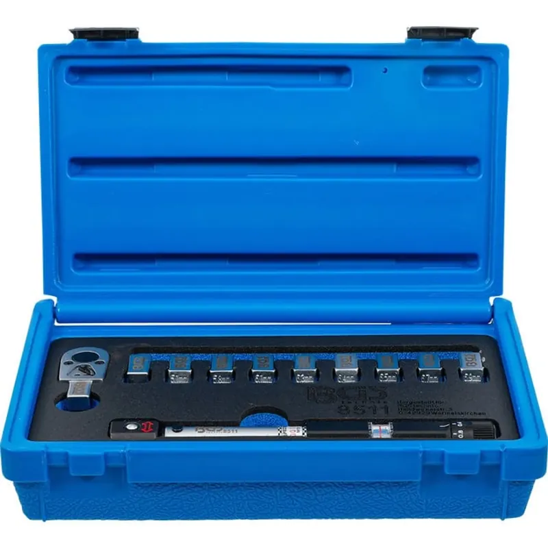 Topkwaliteit Bgs Moment Spaaksleutelset Verwisselbare Koppen 3 - 15 Nm