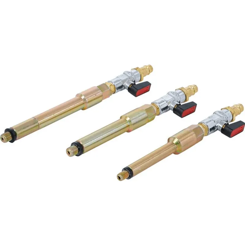 Laatste Kans Bgs Persluchtadapterset Voor Bougiegaten M8 X 1.0, M10x1.0, M10x1.25 3 Delig