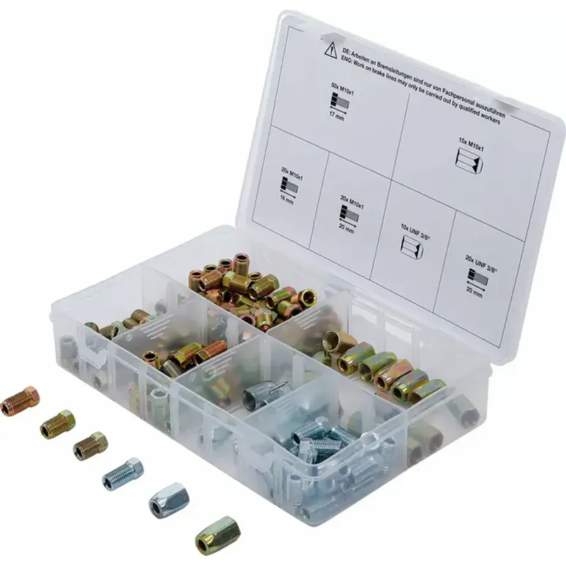Merkproduct Bgs Assortiment Wartels En Schroeven Voor Remleiding-schroefverbindingen - 135 Delig