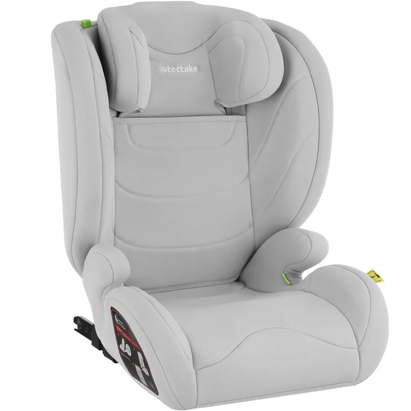 Actieprijs Tectake® Autostoel Levi - I-size Goedkeuring - Met Isofix - Lichtgrijs