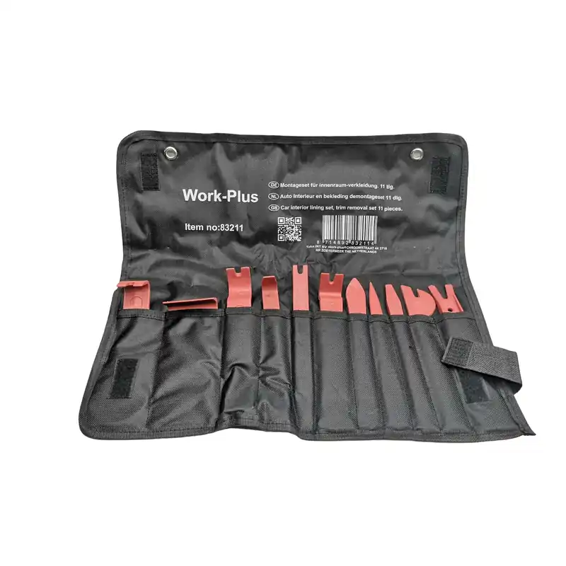 Nieuw Model Work Plus Bekleding En Sierlijst Demontage Set 11-delig (w-83211)