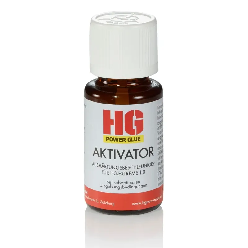 Hg Power Glue Aktivator Glasfles Met Kwastje 15ml (400015) Finale Uitverkoop