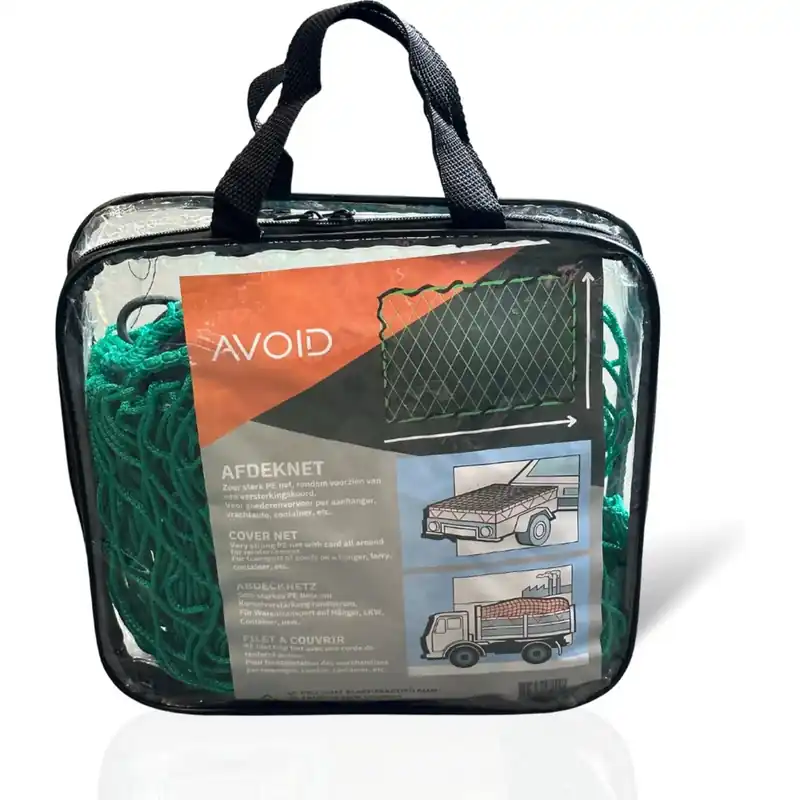 Premium Avoid - aanhangernet - 200x300cm - elastisch koord